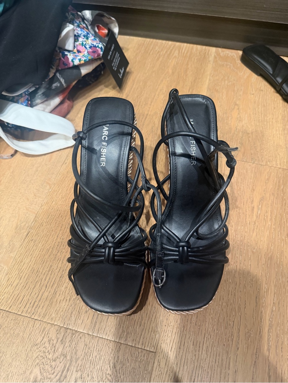 Marc Fisher Black Wedge